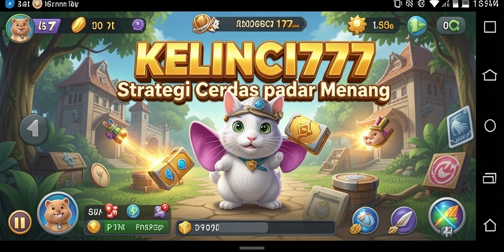 Tampilan layar permainan KELINCI777 dengan strategi yang intens.