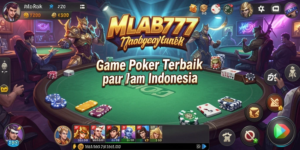 Tampilan seru dari gameplay poker MLBB777 yang mendebarkan.
