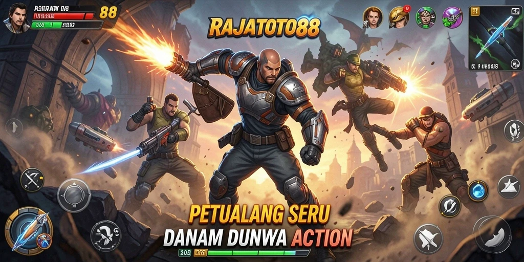 Tampilan mengesankan dari gameplay RAJATOTO88 yang penuh aksi.